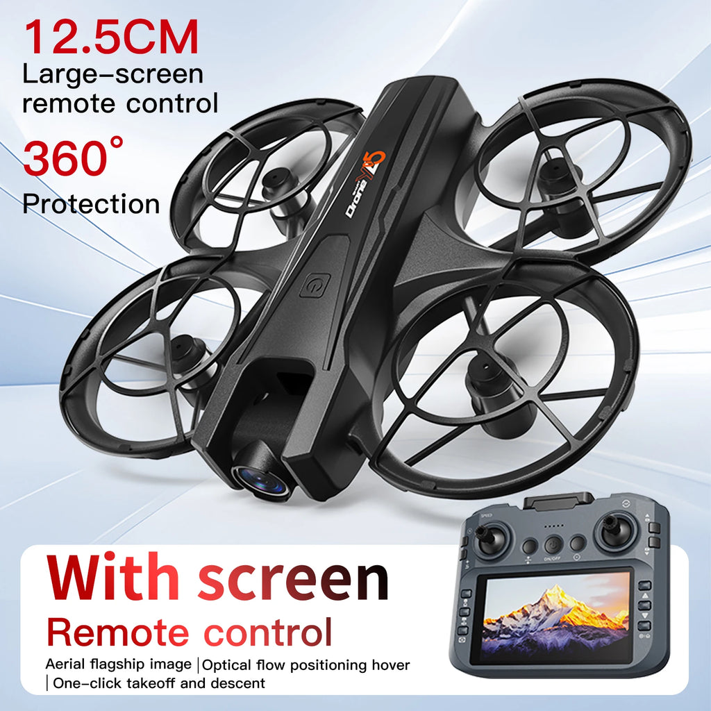 Professional Camera Drone 10km Optical Flow Hover Dual Switch 360° 4K HD Video WiFi Remote Control Aerial Photography Drone