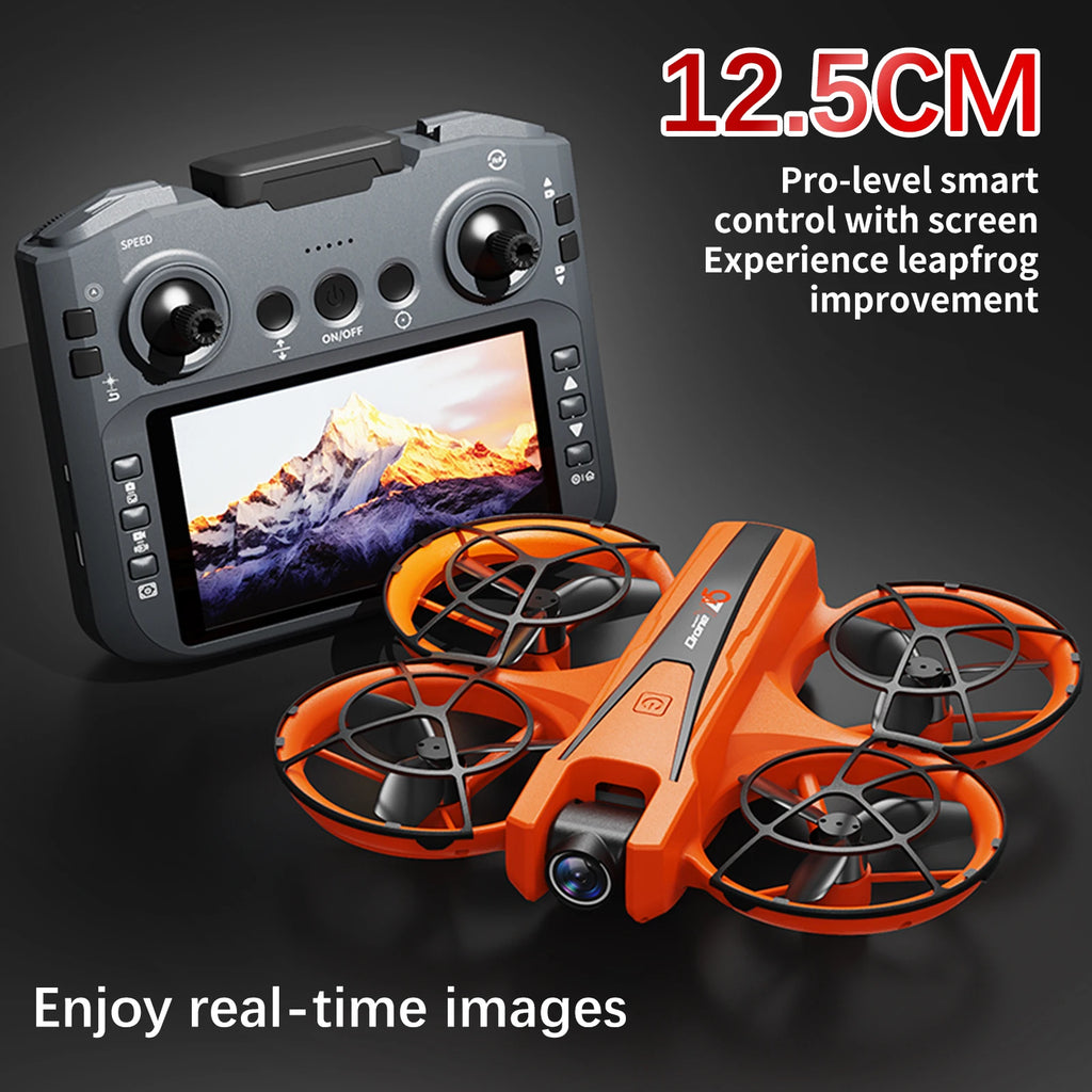 Professional Camera Drone 10km Optical Flow Hover Dual Switch 360° 4K HD Video WiFi Remote Control Aerial Photography Drone